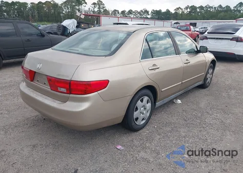 2005 Honda Accord 2.4 Lx из США, поврежденный, VIN 1HGCM56495A101064